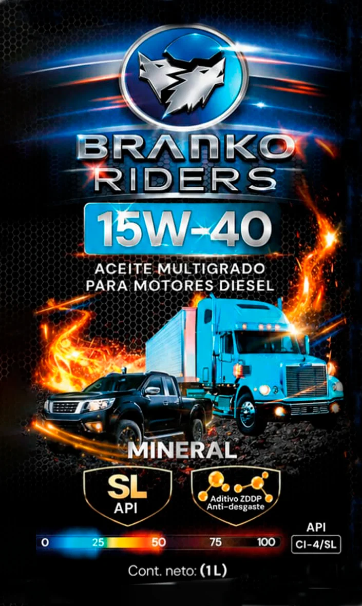 Aceite 15W-40 Mineral para Carro