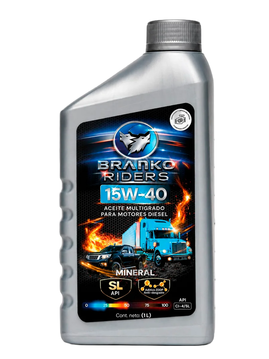 BRANKO RIDERS 15W-40 API CI-4/SL MINERAL